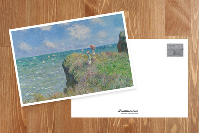 Claude Monet, Walk on the Cliff at Pourville