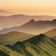 Bookmark - Mountains in the fog