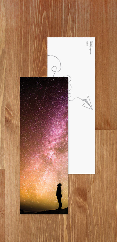 Bookmark - Starry sky / Postcards - bookmarks / Postcards / Postallove ...