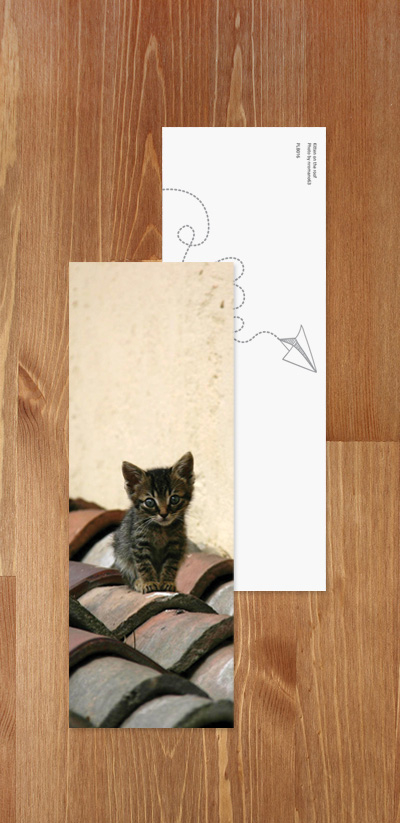 Bookmark - Kitten on the roof