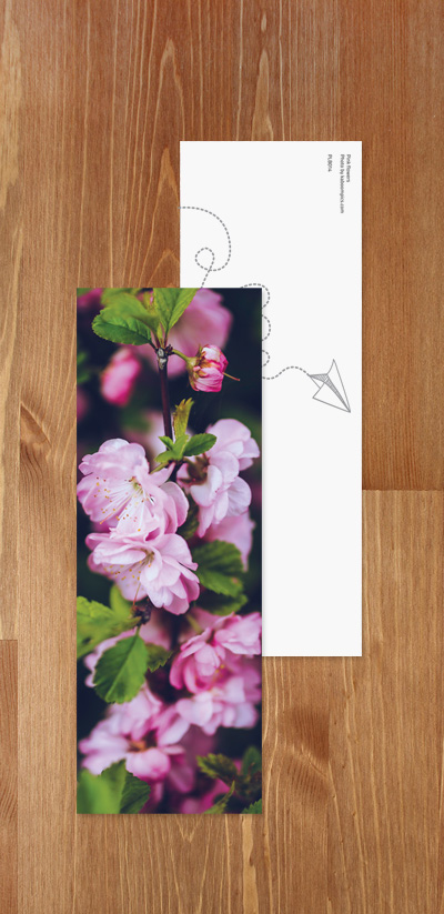 Bookmark - Pink Flowers