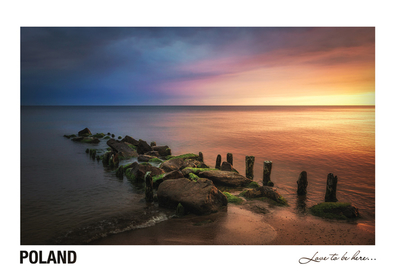 Poland - Love to be here... - Baltic Sea at sunset