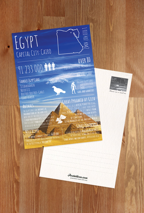 Greetings from Egypt / Greetings from... series / Postcards