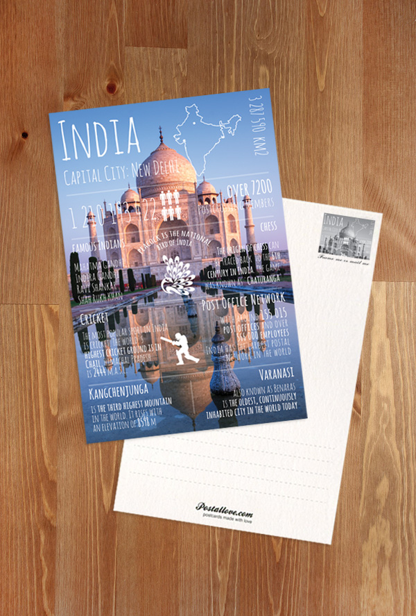 Greetings from India / Greetings from... series / Postcards