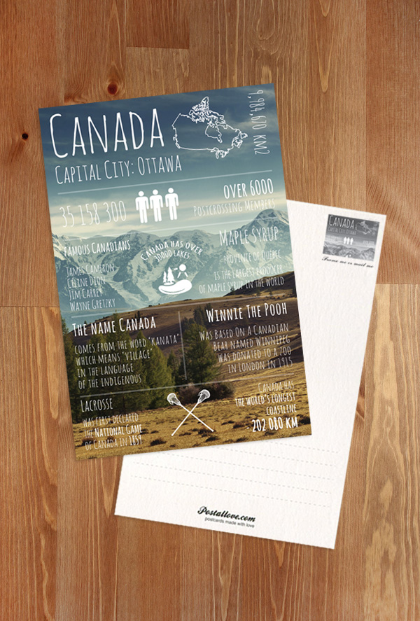 Greetings from... Canada / Greetings from... series / Postcards