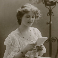 Girl Reading a Letter