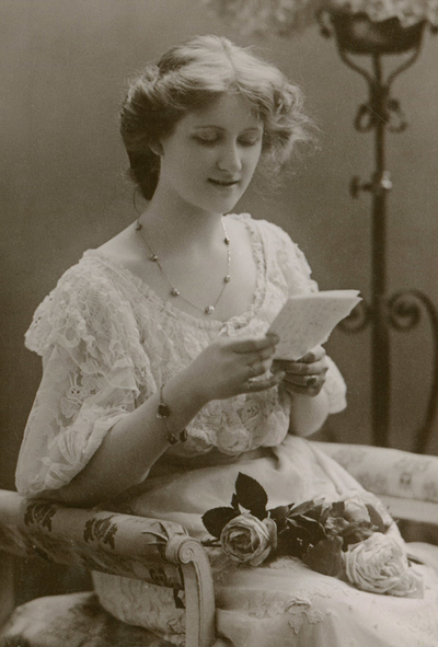 Girl Reading a Letter
