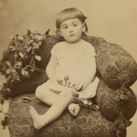 Girl on a chair