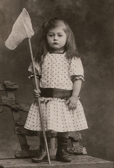 Girl with a butterfly net