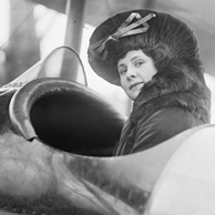Edna in a plane
