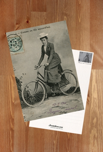 Retro cyclist