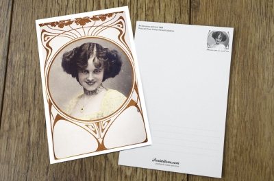 Art Nouveau portrait
