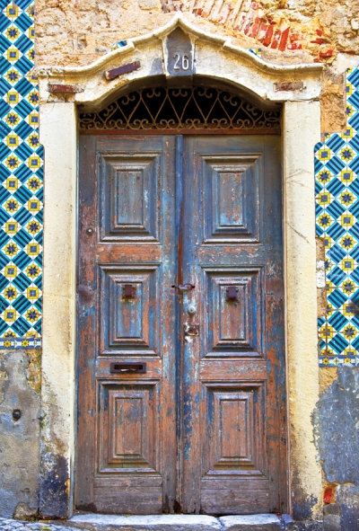 Antique doors in Portugal
