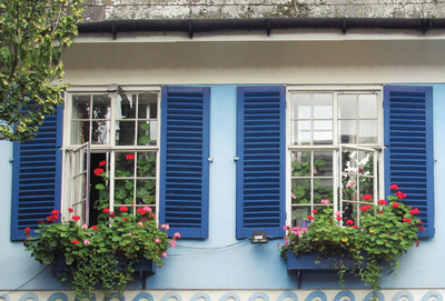 Blue Shutters - Anna Markiewicz
