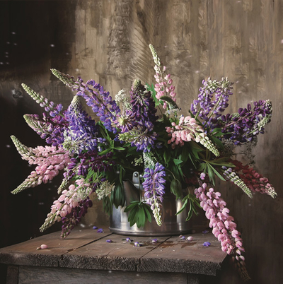 Violet - pink bouquet  