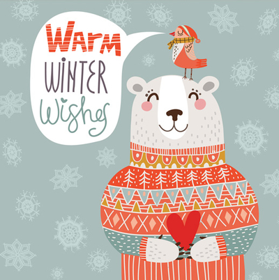 Warm winter greetings