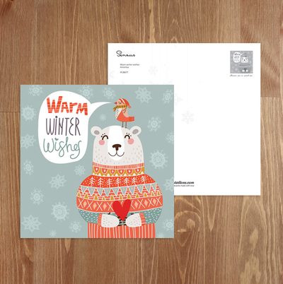 Warm winter greetings