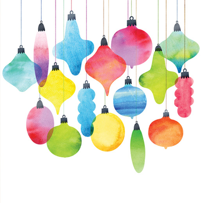 Colorful Christmas balls