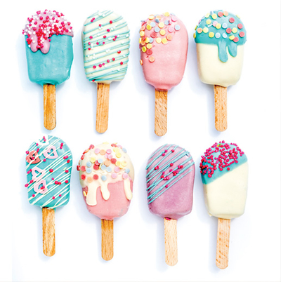 Colorful ice cream