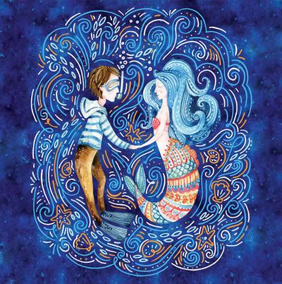 Sailor and mermaid