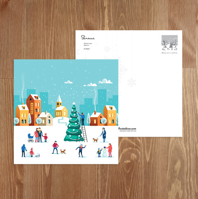 Winter town