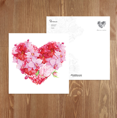 Flowers heart