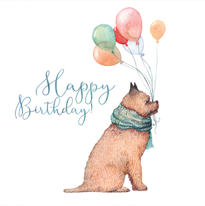Happy Birthday (Dog with the balloons)