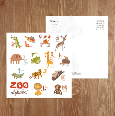 Zoo alphabet A-M
