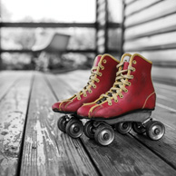 Red Rollerskates 