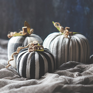 Fabric pumpkins