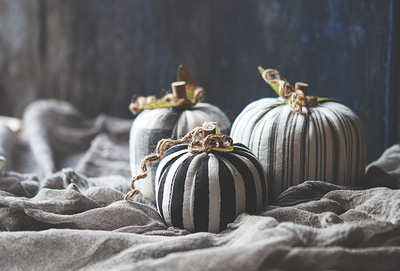 Fabric pumpkins