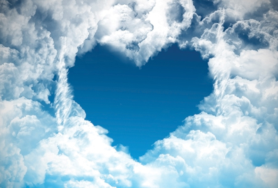 Heart on the sky