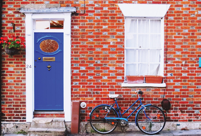 Blue bike
