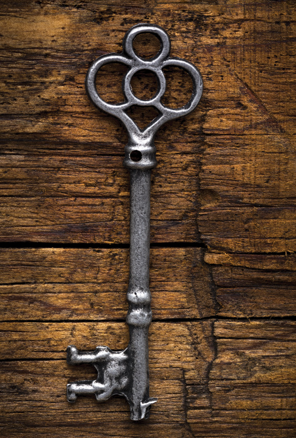 Antique key / Varia / Postcards / Postallove postcards made with love