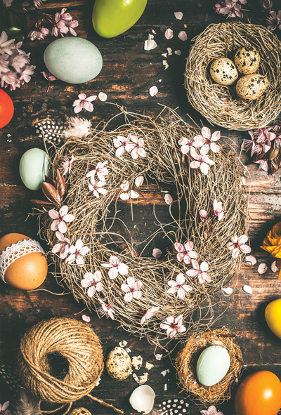 Easter wreath