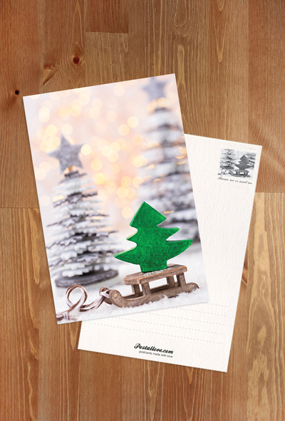 Christmas Tree on Sled