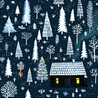 Joanna Rusinek - Winter cottage