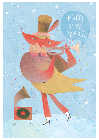 Marianna Sztyma - New Year - Bird with a trumpet