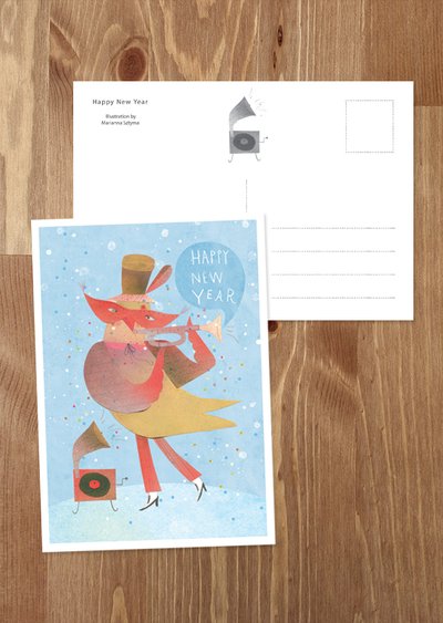Marianna Sztyma - New Year - Bird with a trumpet