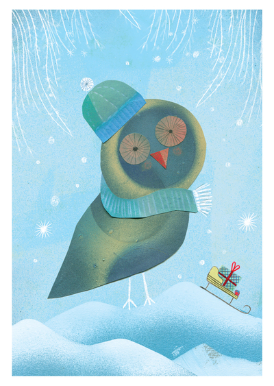 Marianna Sztyma - Christmas owl