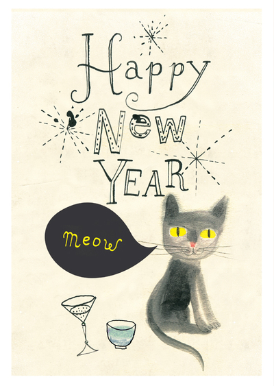 Marianna Sztyma - Happy New Year - Cat
