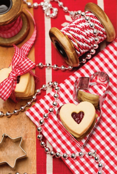 Christmas jelly cookies