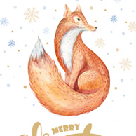 Christmas fox