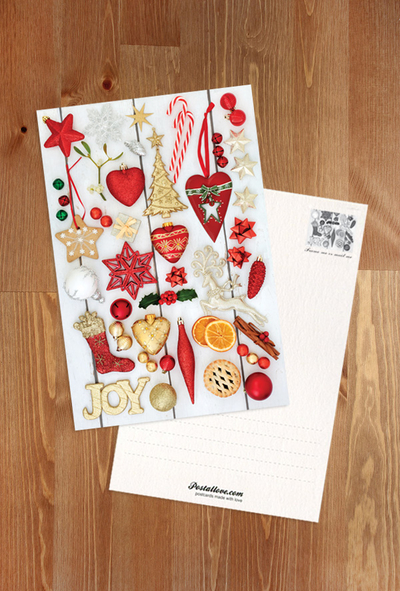 Set of Christmas ornaments