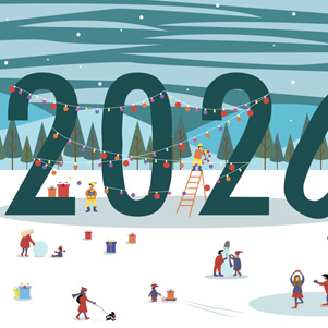 Happy New Year 2020 - Landscape