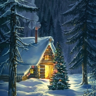 Christmas landscape