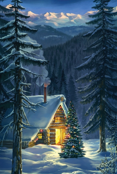 Christmas landscape