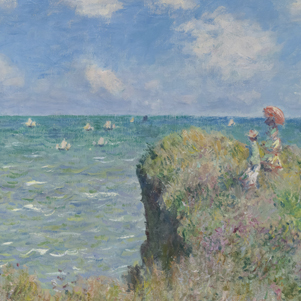 Claude Monet, Walk on the Cliff at Pourville