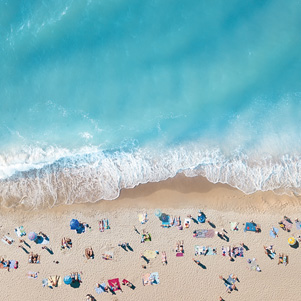 From a bird's eye view - beach