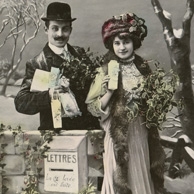 Couple with mailbox